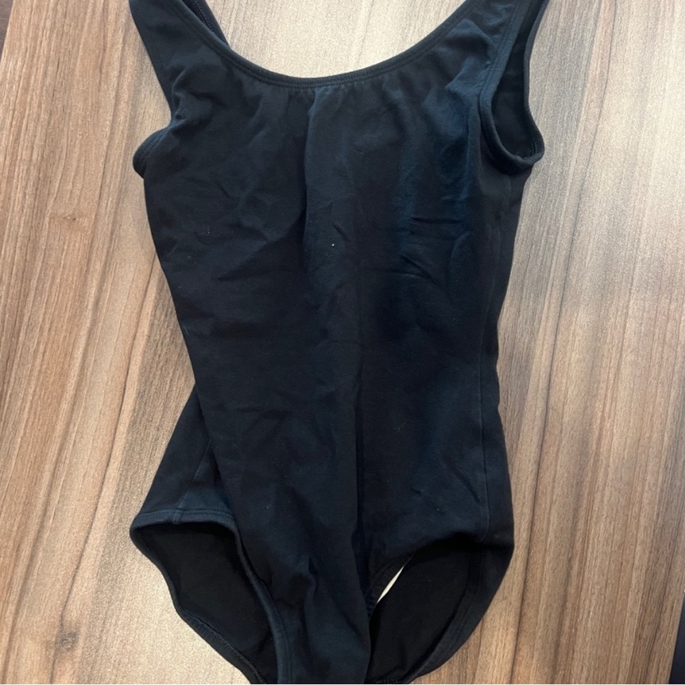 Black Ballet Leotard Size Medium